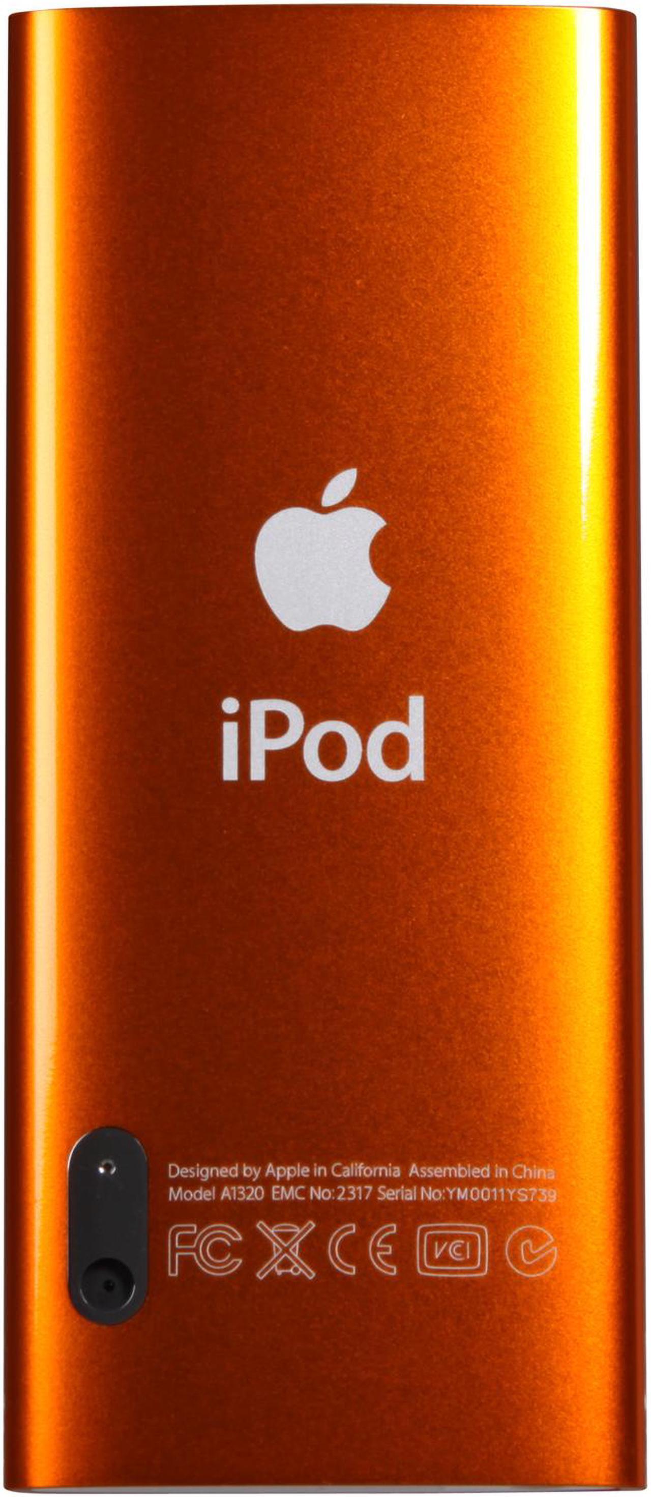 Alt view image 3 of 6 - Apple iPod Nano 16GB with Camera Orange 5th Generation (MC072LL/A)