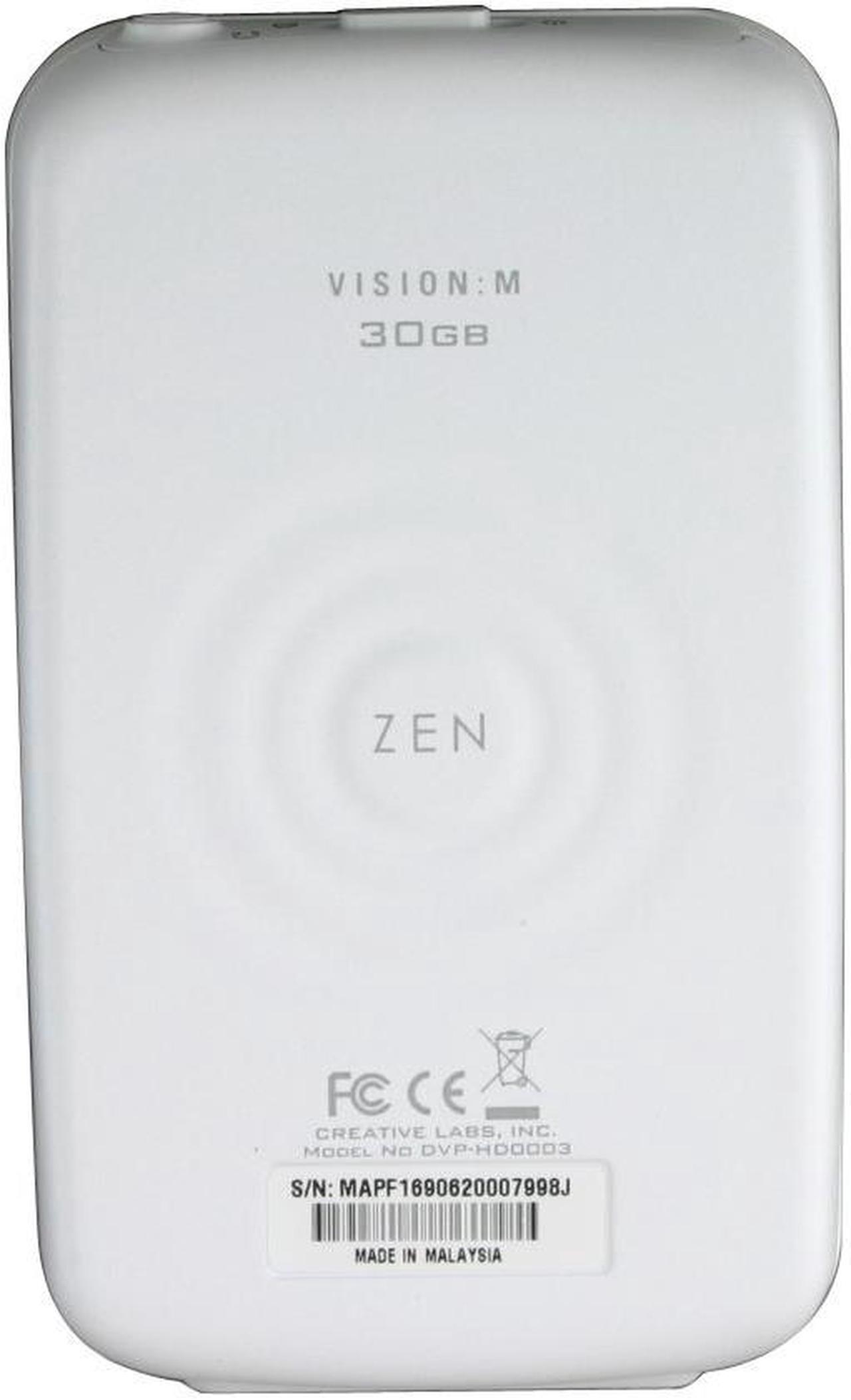 Alt view image 4 of 10 - Creative ZEN Vision M 2.5" Green 30GB MP3 / MP4 Player