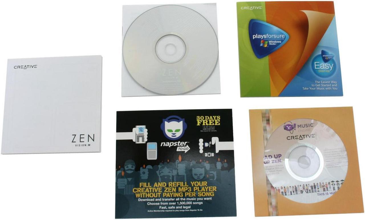 Alt view image 9 of 10 - Creative ZEN Vision M 2.5" Green 30GB MP3 / MP4 Player