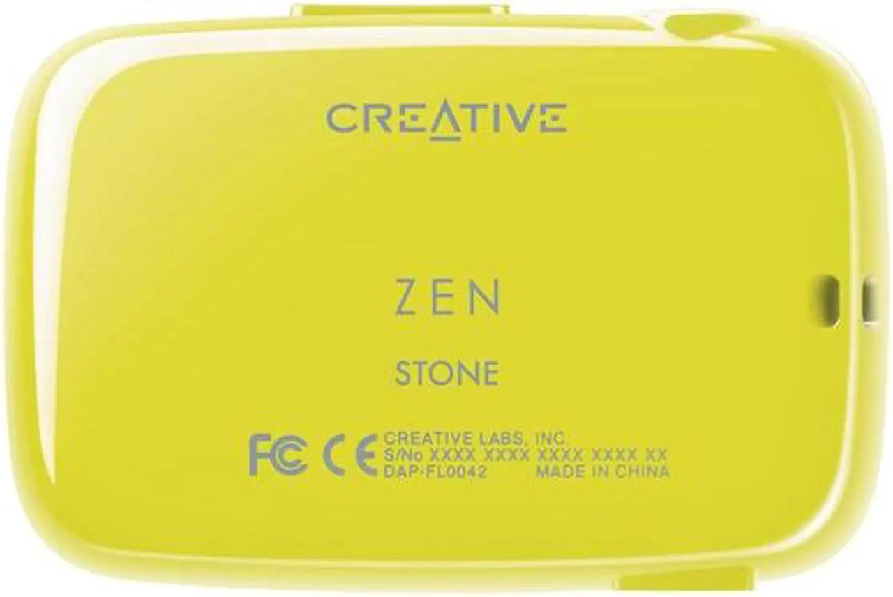 Alt view image 3 of 4 - Creative ZEN STONE Green 1GB MP3 Player