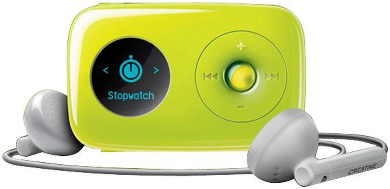 Alt view image 5 of 5 - Creative ZEN STONE PLUS Green 2GB MP3 Player