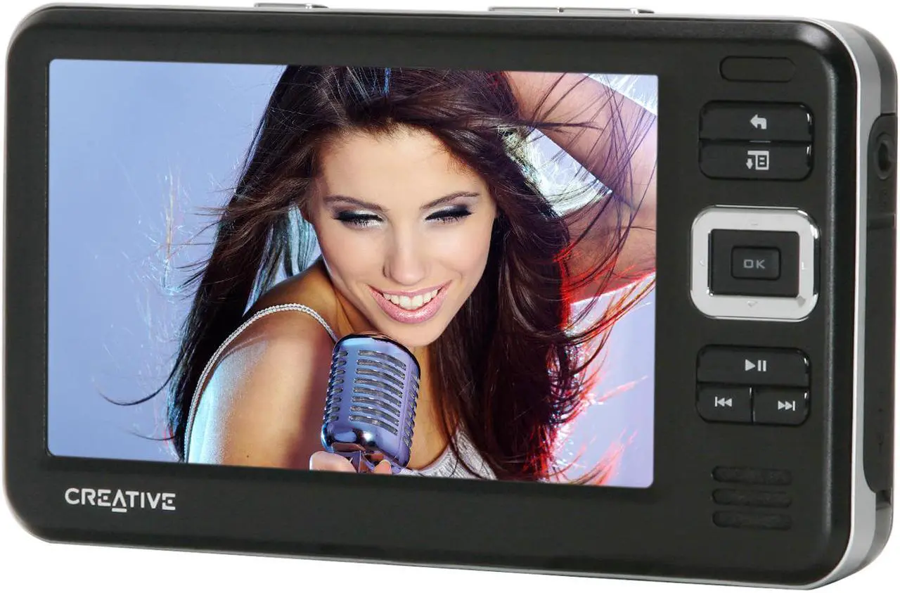 Alt view image 2 of 12 - Creative ZEN Vision W 4.3" Black 60GB MP3 / MP4 Player