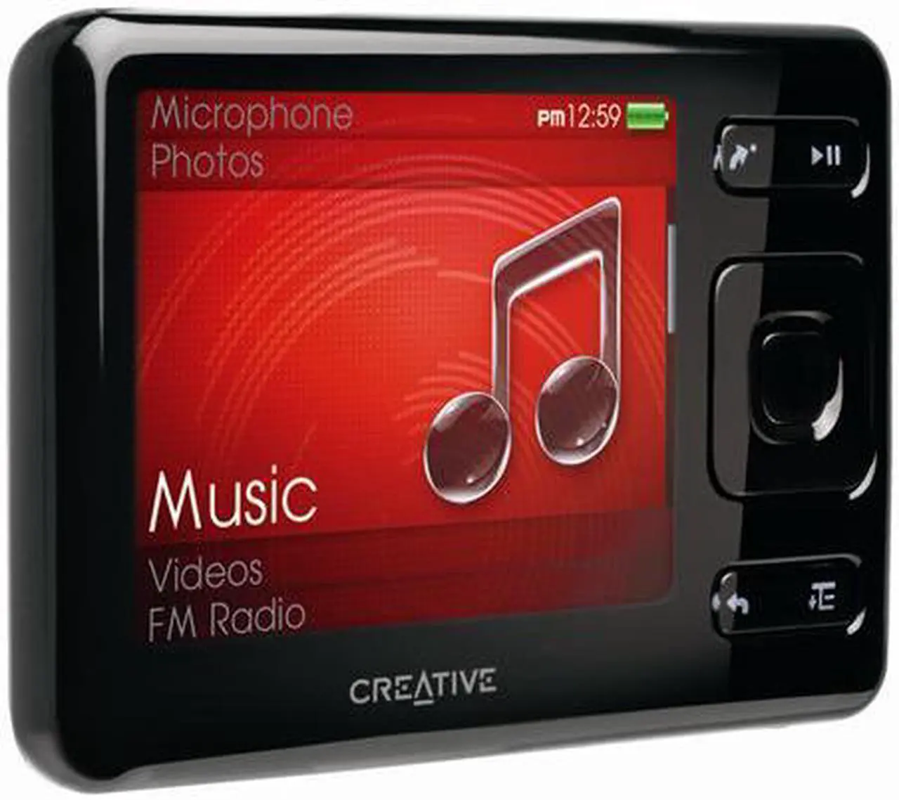 Alt view image 4 of 8 - Creative ZEN 2.5" Black 8GB MP3 / MP4 Player