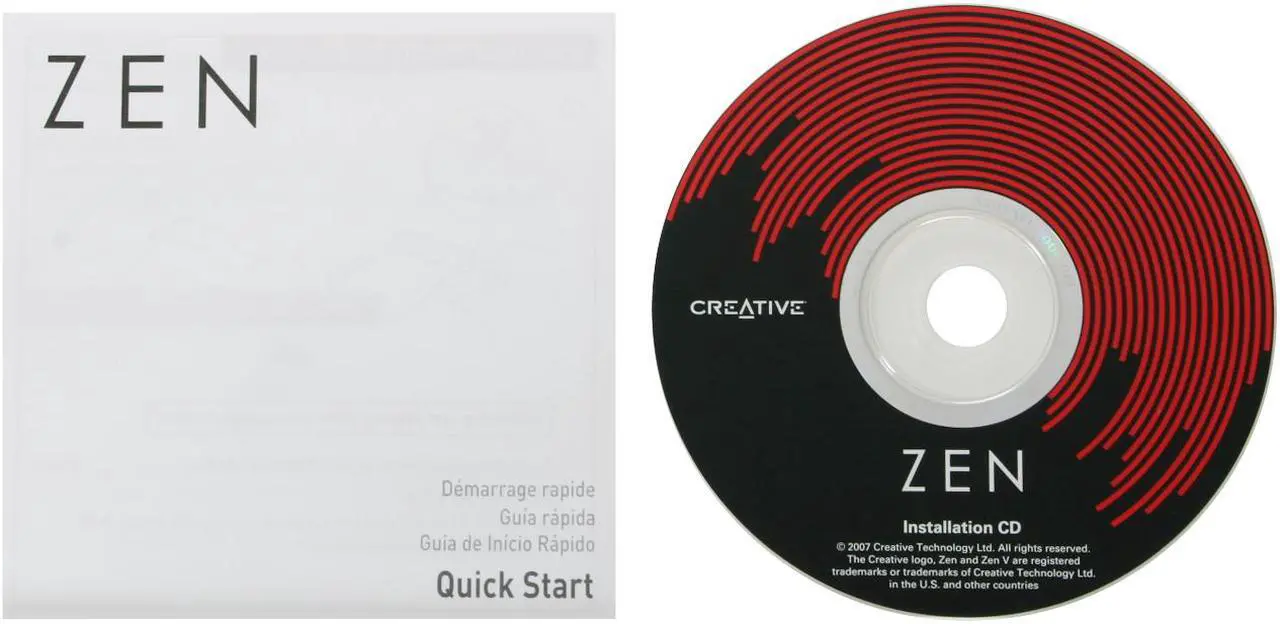 Alt view image 7 of 8 - Creative ZEN 2.5" Black 8GB MP3 / MP4 Player