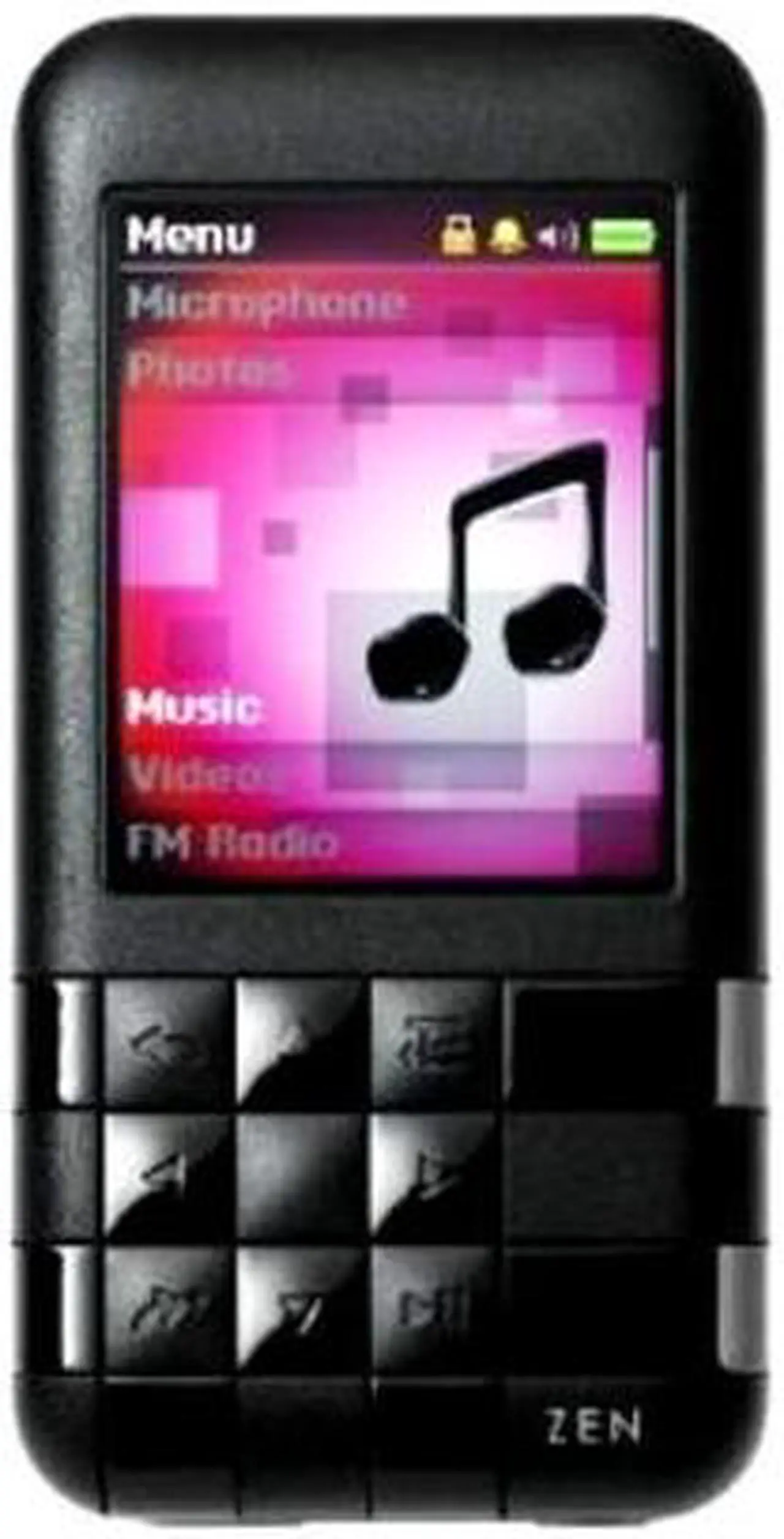 Alt view image 2 of 2 - Creative ZEN Mozaic EZ300 1.8" Black 8GB MP3 / MP4 Player