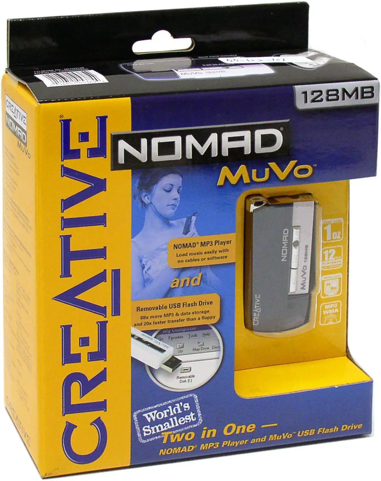 Main image of Creative 2-Tone 128MB MP3 Player NOMAD MuVo
