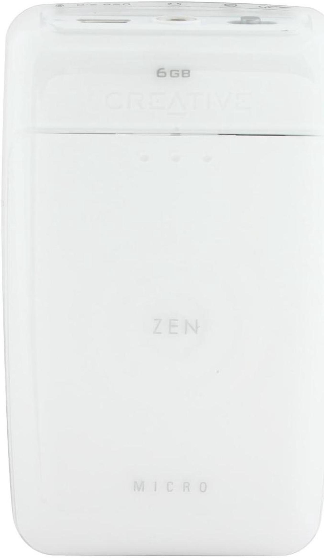 Alt view image 6 of 9 - Creative ZEN Micro Black 6GB MP3 Player