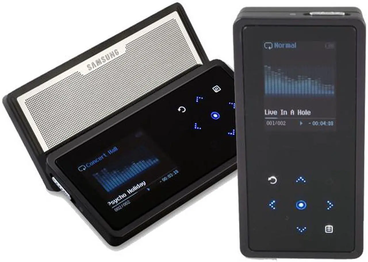 Main image of SAMSUNG 1.71" Black 4GB MP3 Player YP-K5JAB