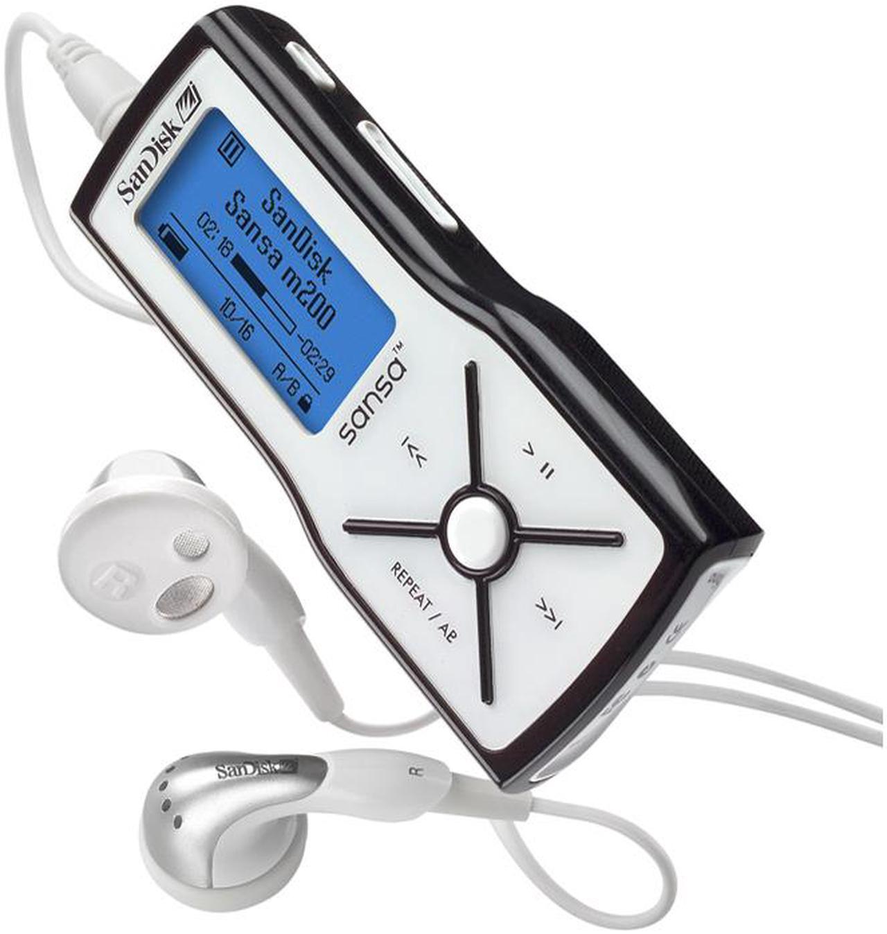 Main image of SanDisk Sansa m200 Black&White 2GB MP3 Player Sansa m250
