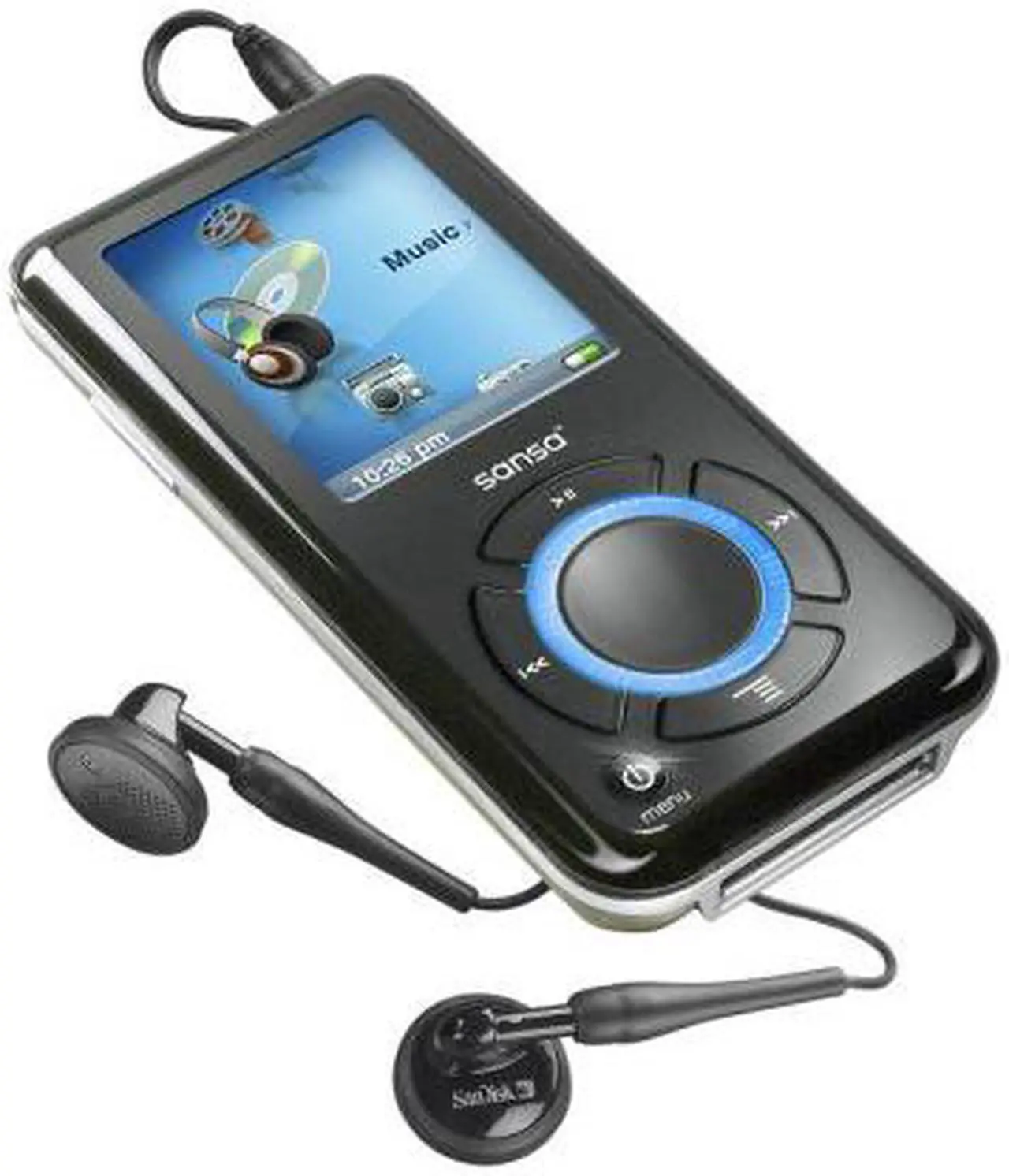 Main image of SanDisk Sansa e200 1.8" Black 2GB MP3 Player Sansa e250