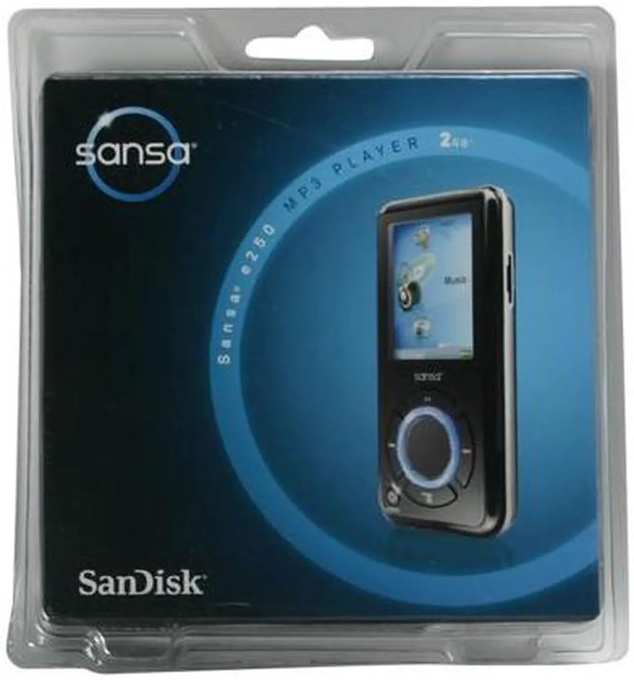 Alt view image 3 of 3 - SanDisk Sansa e200 1.8" Black 2GB MP3 Player Sansa e250