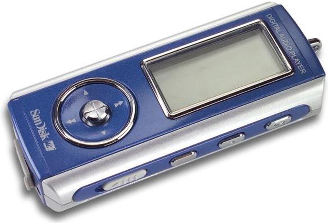 Main image of SanDisk Blue 512MB MP3 Player SDMX-512-A18