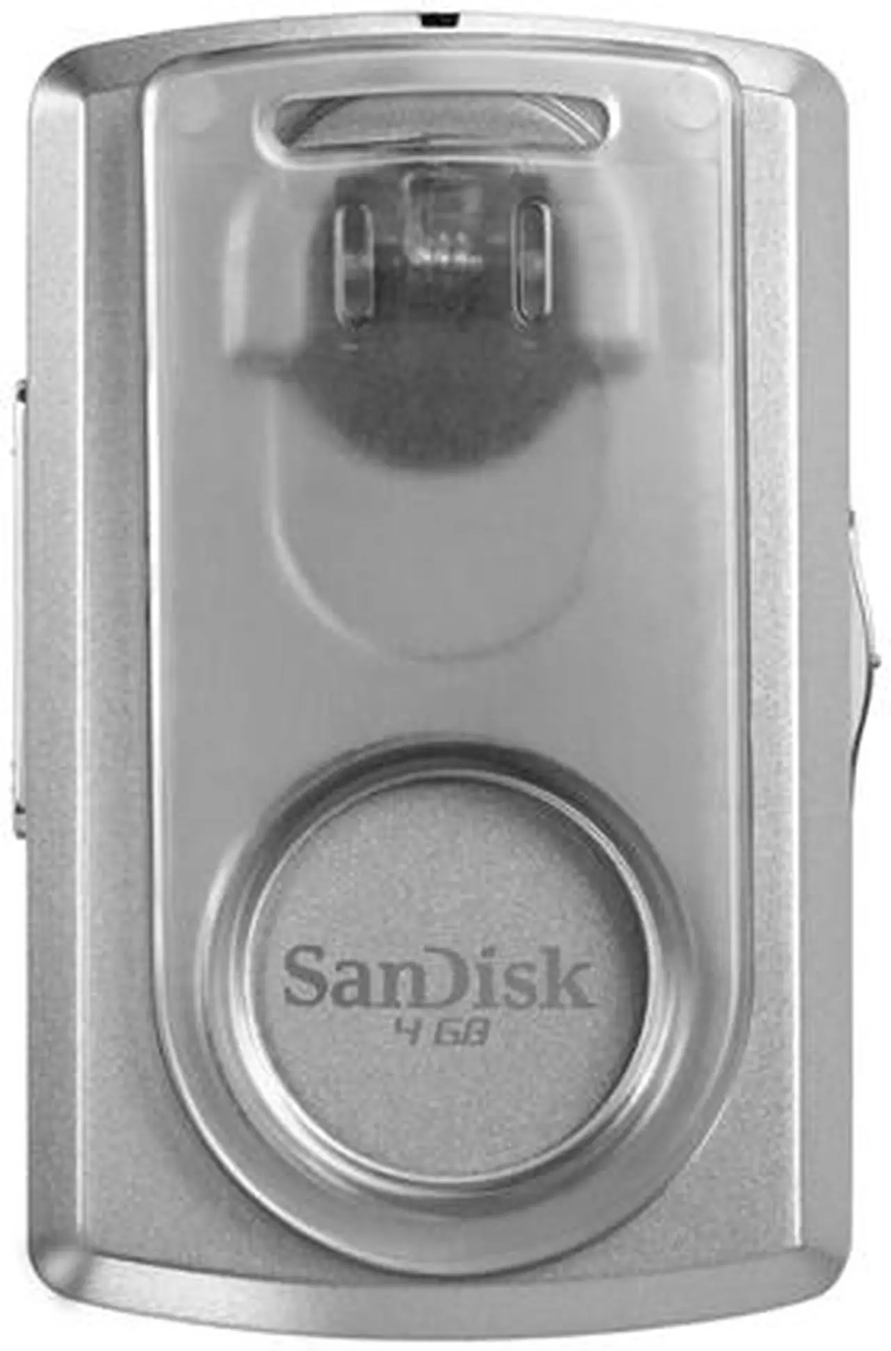 Alt view image 4 of 4 - SanDisk Sansa Clip 1.0" Silver 4GB MP3 Player