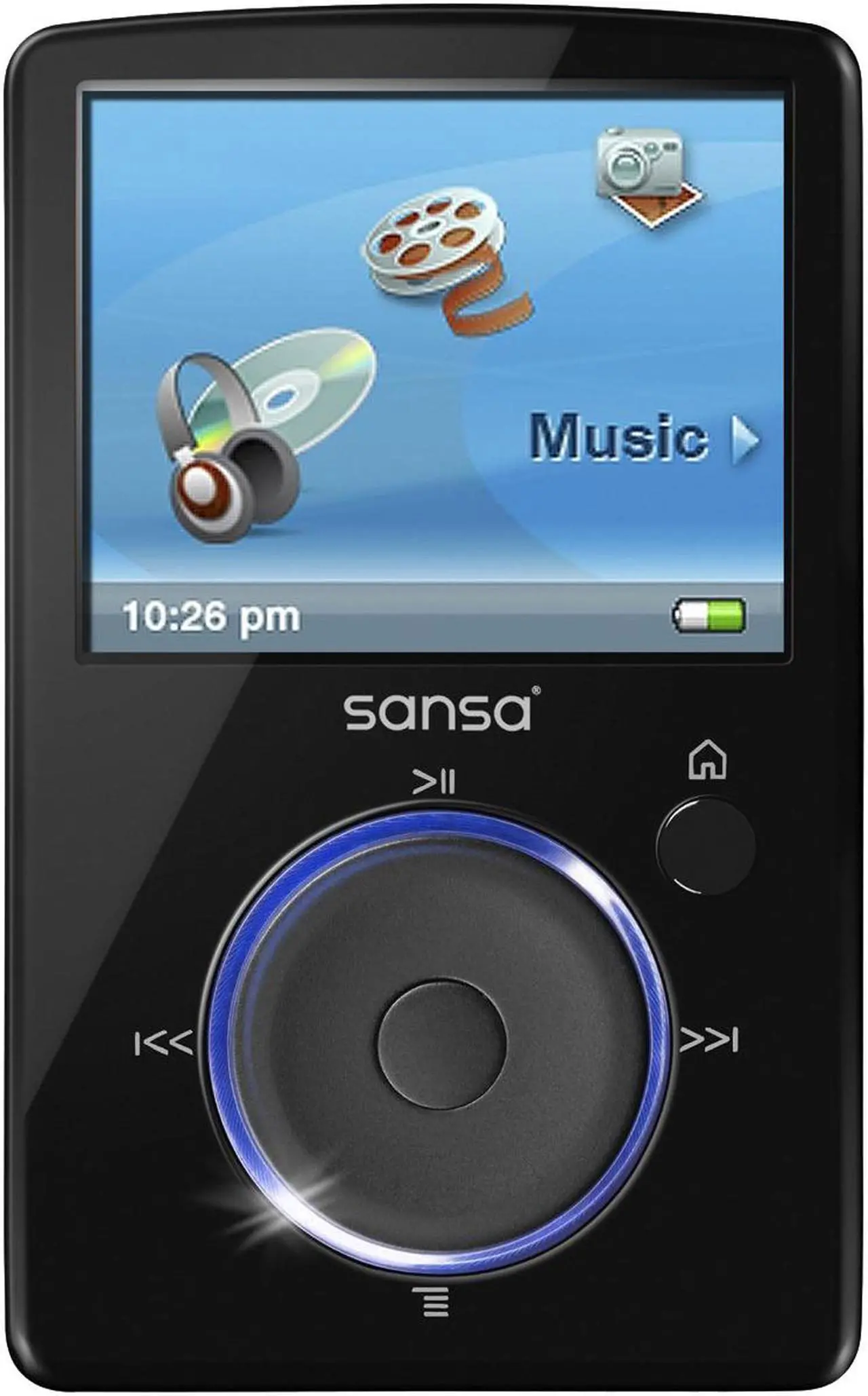 Main image of SanDisk Sansa Fuze 1.9" Black 4GB MP3 / MP4 Player