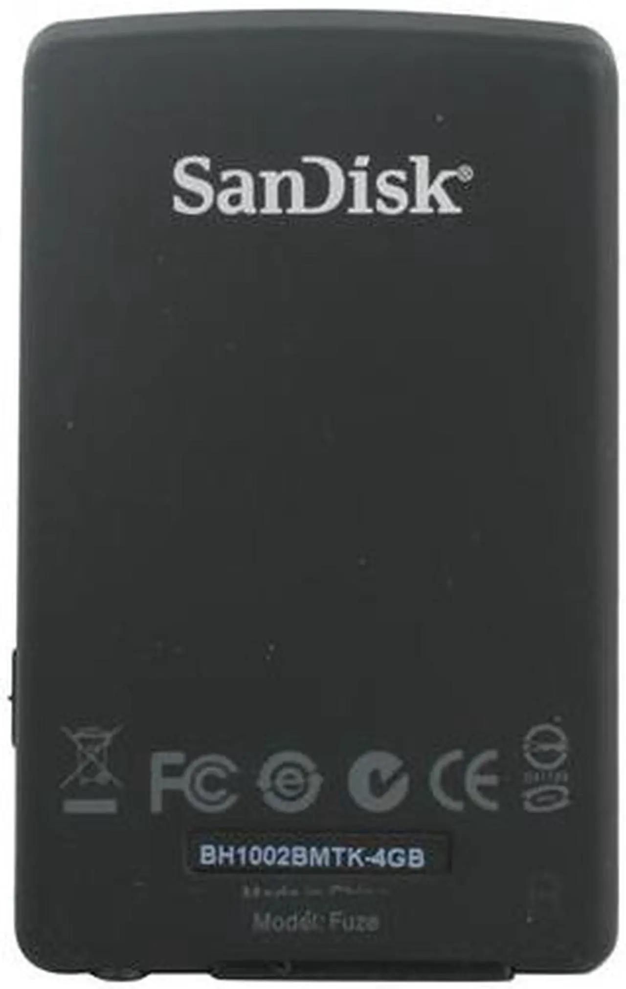 Alt view image 4 of 7 - SanDisk Sansa Fuze 1.9" Black 4GB MP3 / MP4 Player