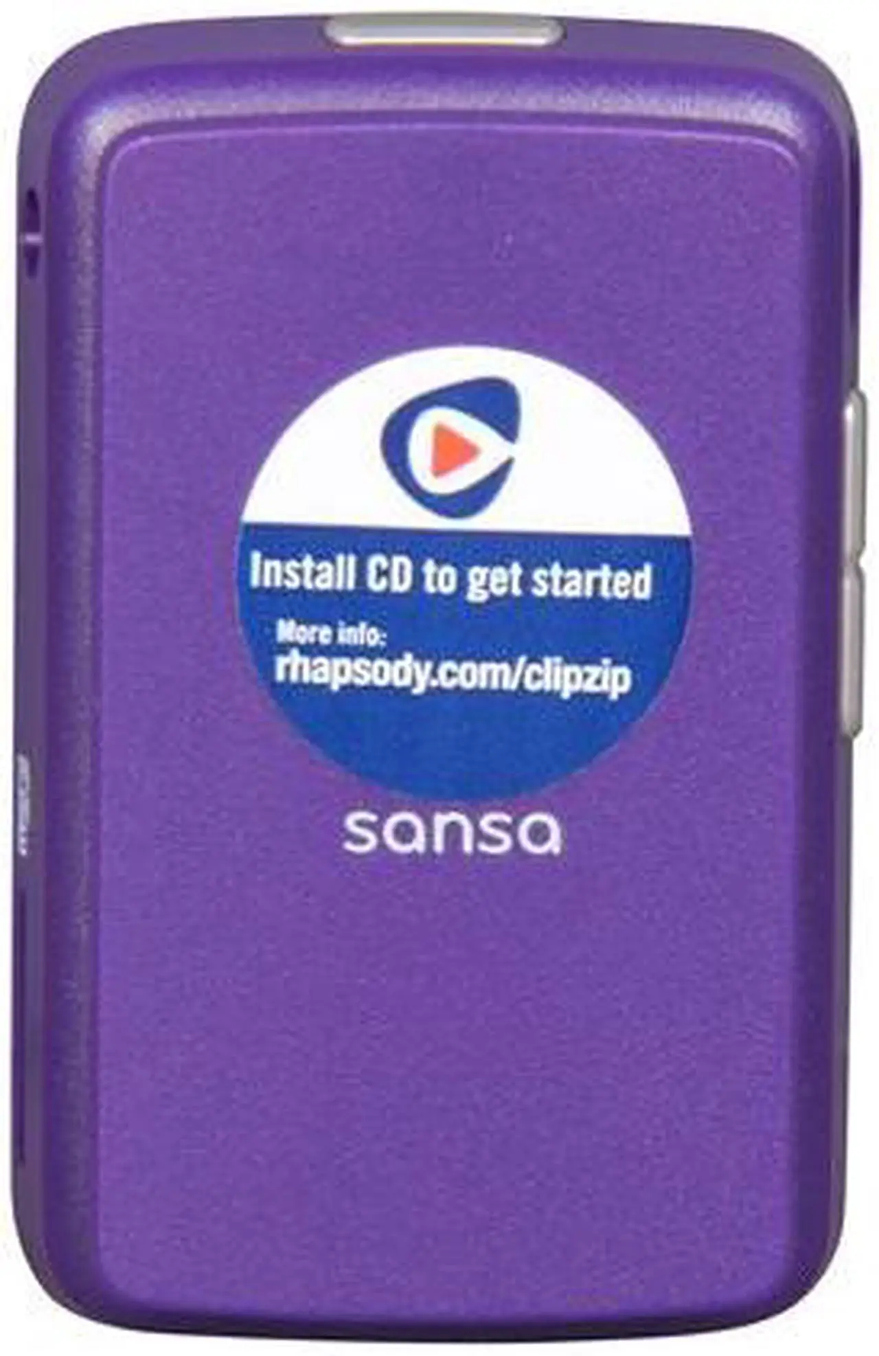 Alt view image 7 of 8 - SanDisk Sansa Clip Zip 1.1" Purple 4GB MP3 Player SDMX22-004G-A57P