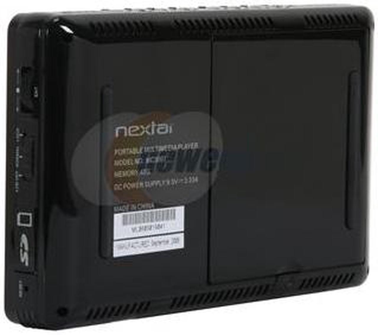 Alt view image 4 of 11 - Nextar 7" Black 40GB MP3 / MP4 Player MC3007
