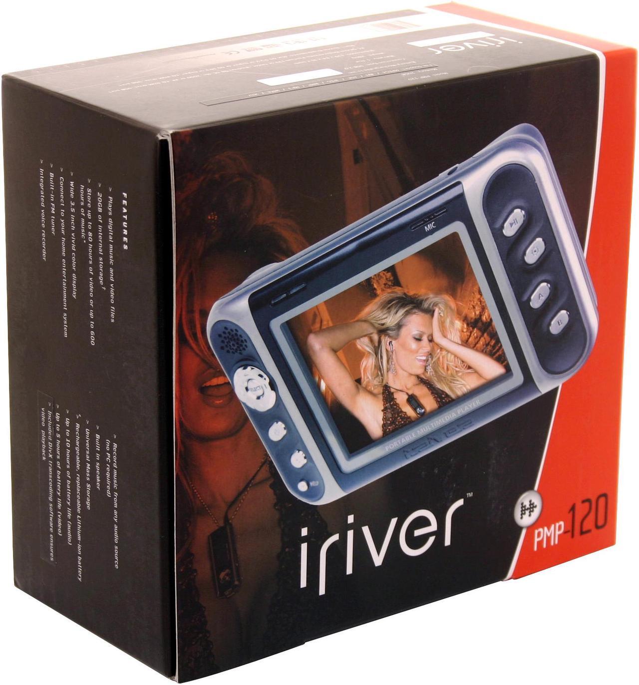 Alt view image 8 of 8 - iRiver 3.5" Black & Silver 20GB MP3 / MP4 Player PMP-120