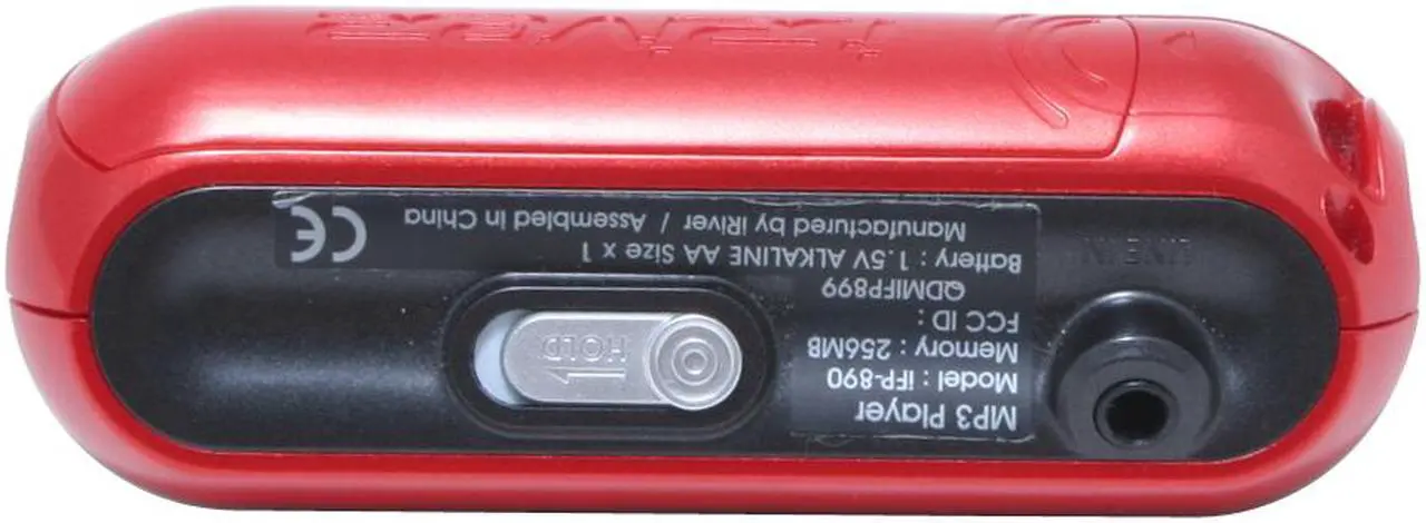 Alt view image 5 of 9 - iRiver Red 256MB MP3 Player IFP-890
