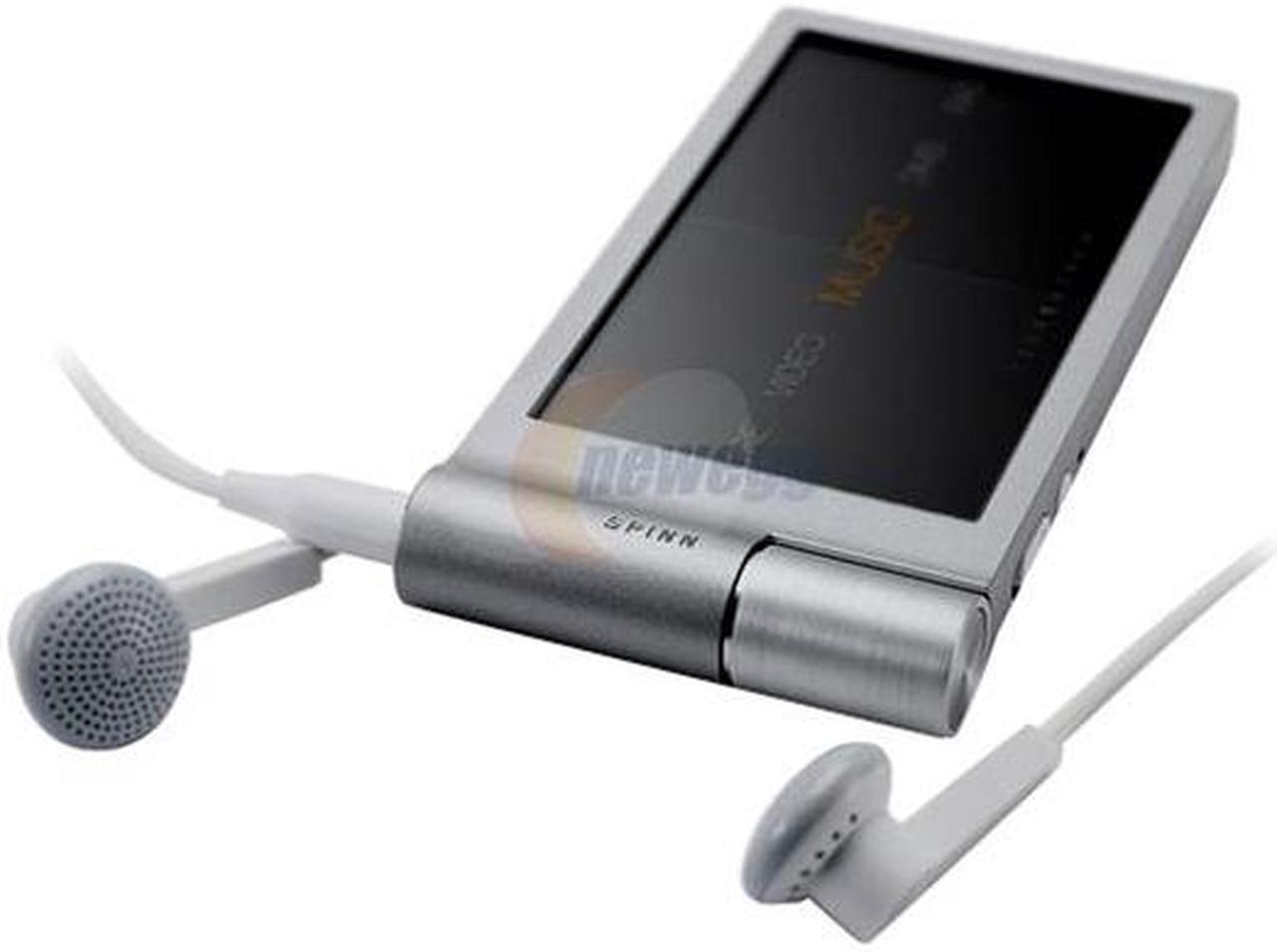 Alt view image 8 of 11 - iRiver 3.3" Silver 4GB MP3 / MP4 Player SPINN