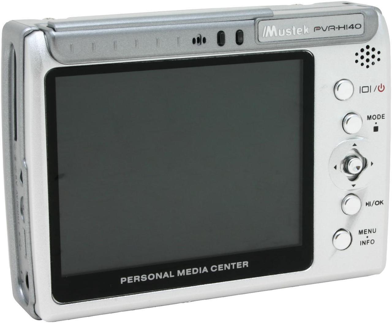 Alt view image 11 of 11 - Mustek 3.6" Silver 40GB MP3 / MP4 Player PVR-H140