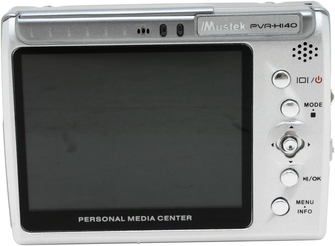 Alt view image 2 of 11 - Mustek 3.6" Silver 40GB MP3 / MP4 Player PVR-H140