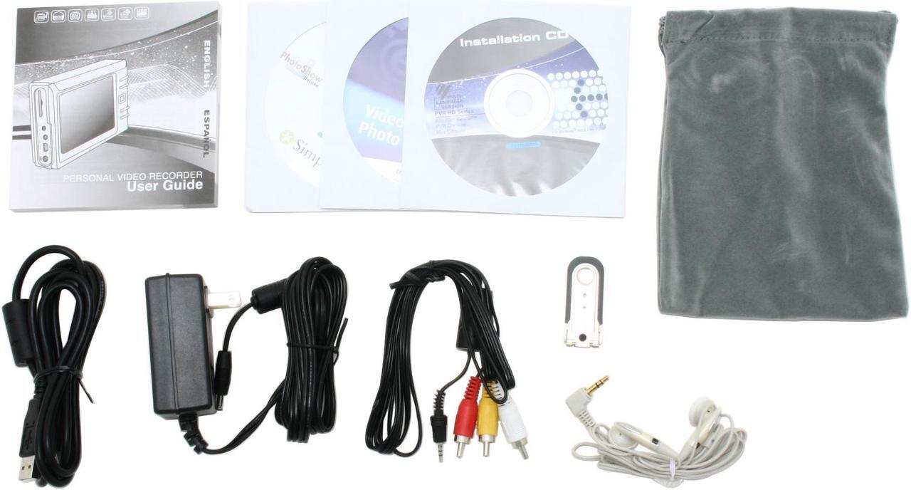 Alt view image 9 of 11 - Mustek 3.6" Silver 40GB MP3 / MP4 Player PVR-H140