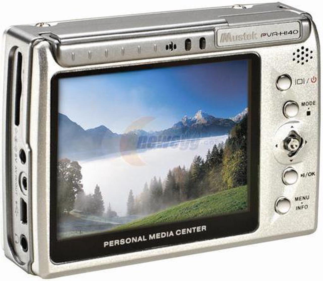 Main image of Mustek 3.6" Silver 40GB MP3 / MP4 Player PVR-H140