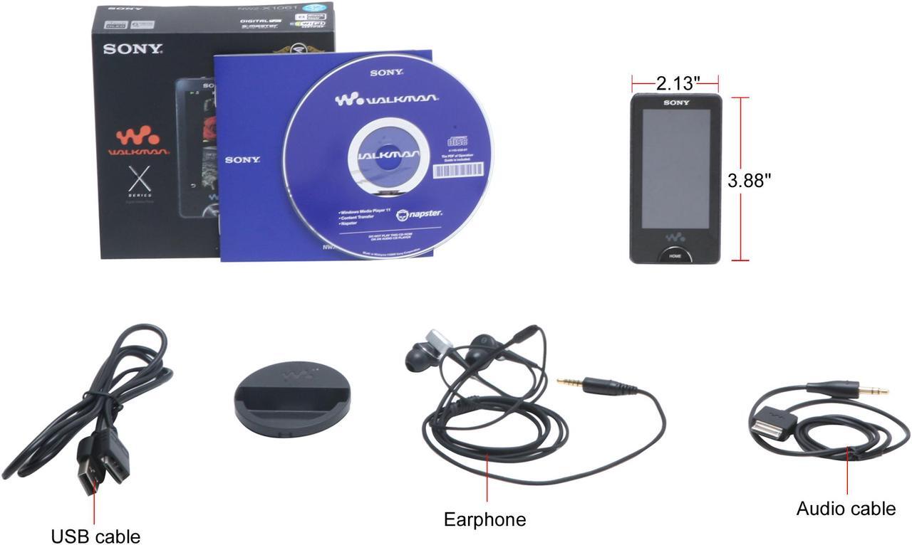 Alt view image 12 of 12 - Sony Walkman X Series 32GB MP3/MP4 Player with OLED Display