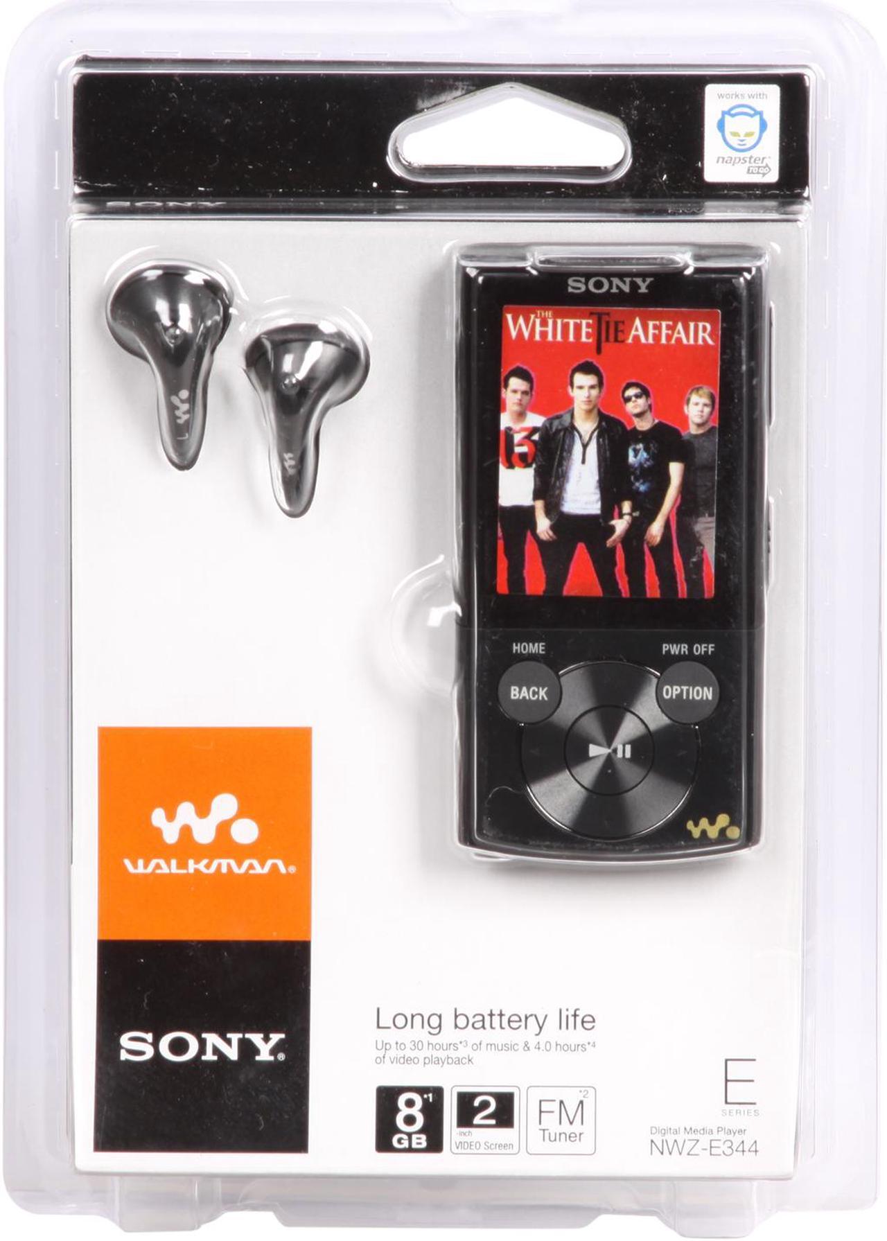 Alt view image 4 of 4 - Sony Walkman "E Series" 8GB MP3/MP4 Player NWZ-E344, Black