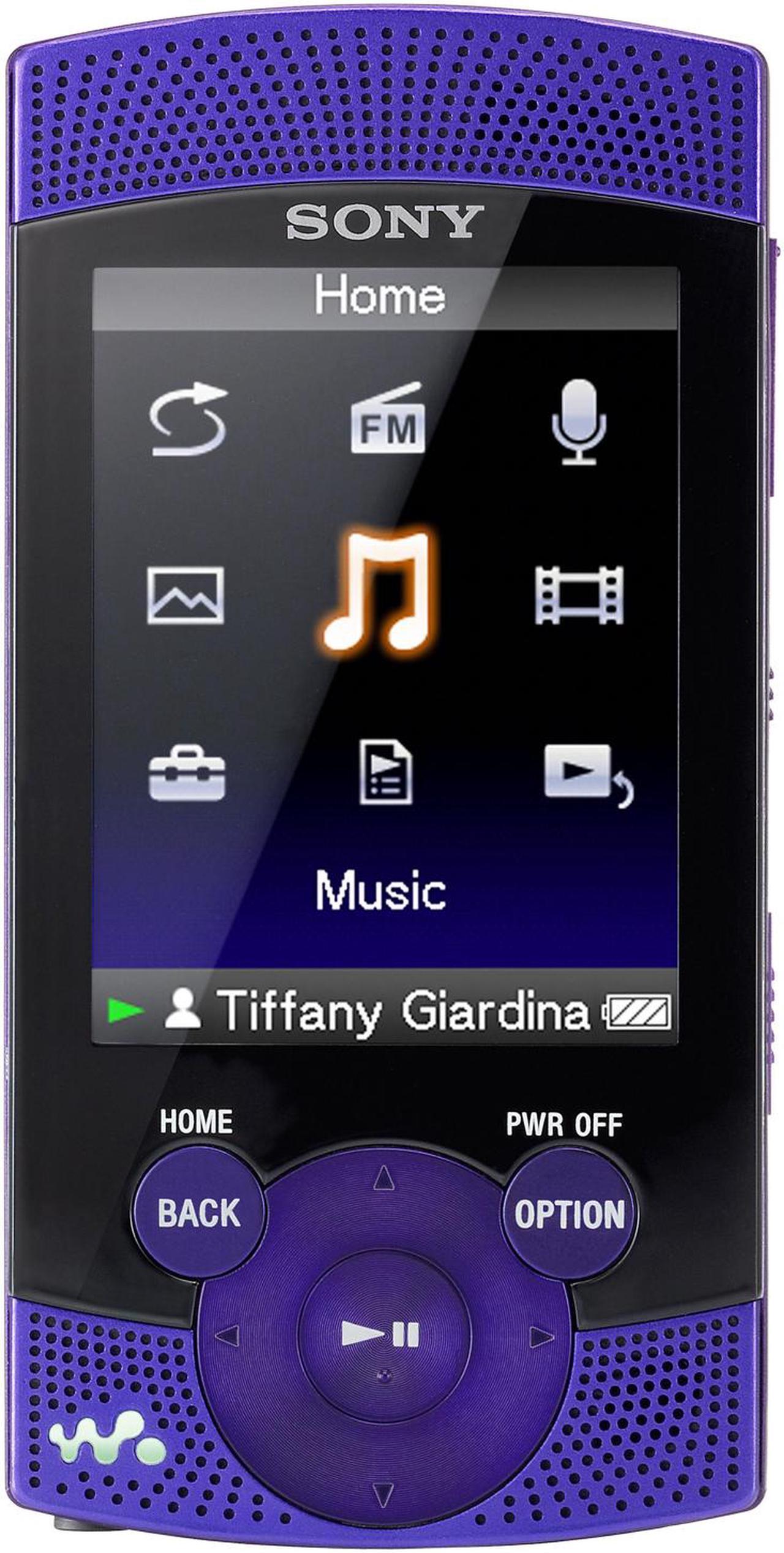 Main image of SONY Walkman "S Series" 8GB MP3/MP4 Player NWZ-S544, Violet