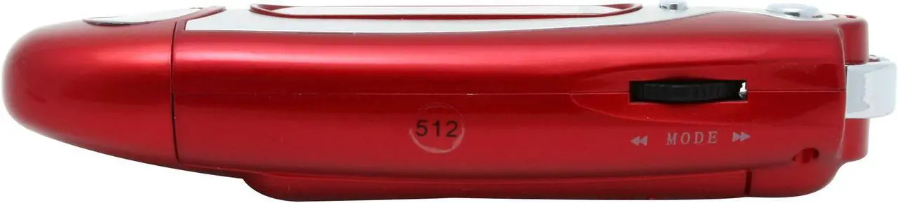 Alt view image 5 of 7 - Mach Speed TRIO Red 512MB MP3 Player