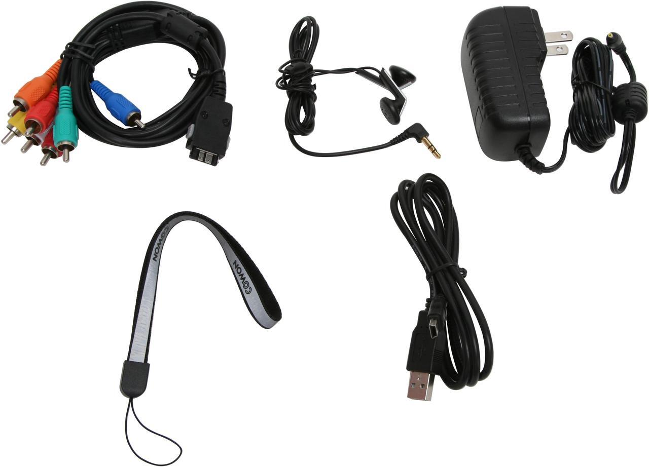 Alt view image 8 of 12 - COWON Q5W 5" Dark Navy 60GB MP3 / MP4 Player
