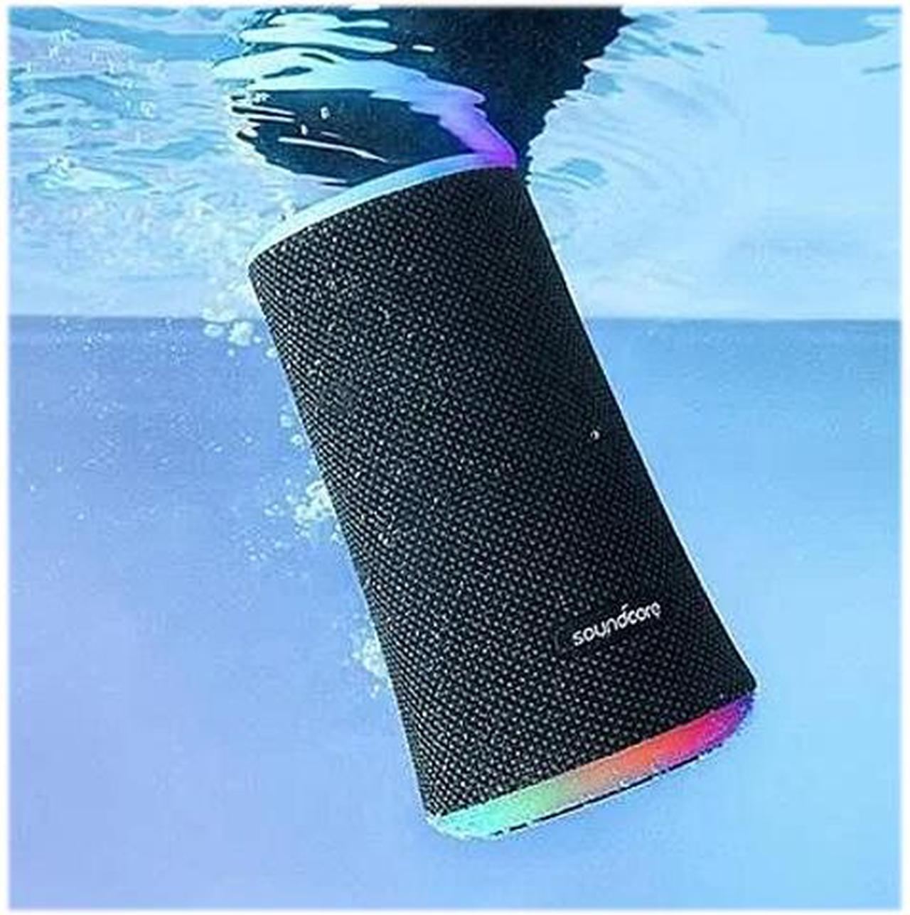 Alt view image 4 of 5 - Soundcore Flare 2 IPX7 Waterproof Protection and 360° Sound for Backyard and Beach Party, 20W Wireless Speaker with PartyCast, EQ Adjustment, and 12-Hour Playtime