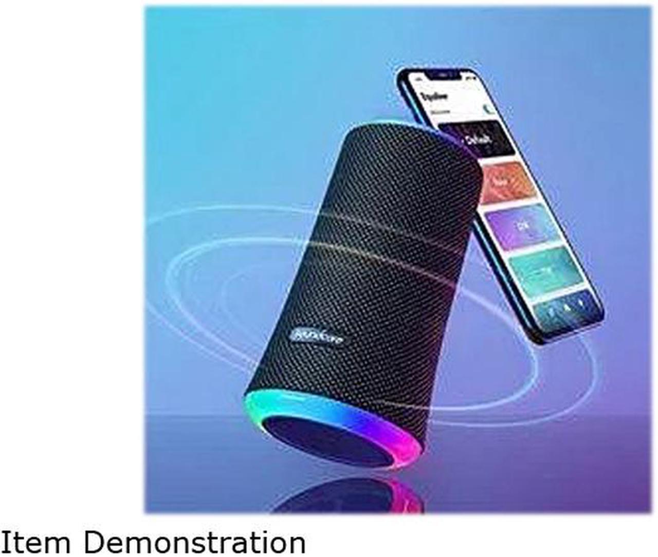 Alt view image 5 of 5 - Soundcore Flare 2 IPX7 Waterproof Protection and 360° Sound for Backyard and Beach Party, 20W Wireless Speaker with PartyCast, EQ Adjustment, and 12-Hour Playtime