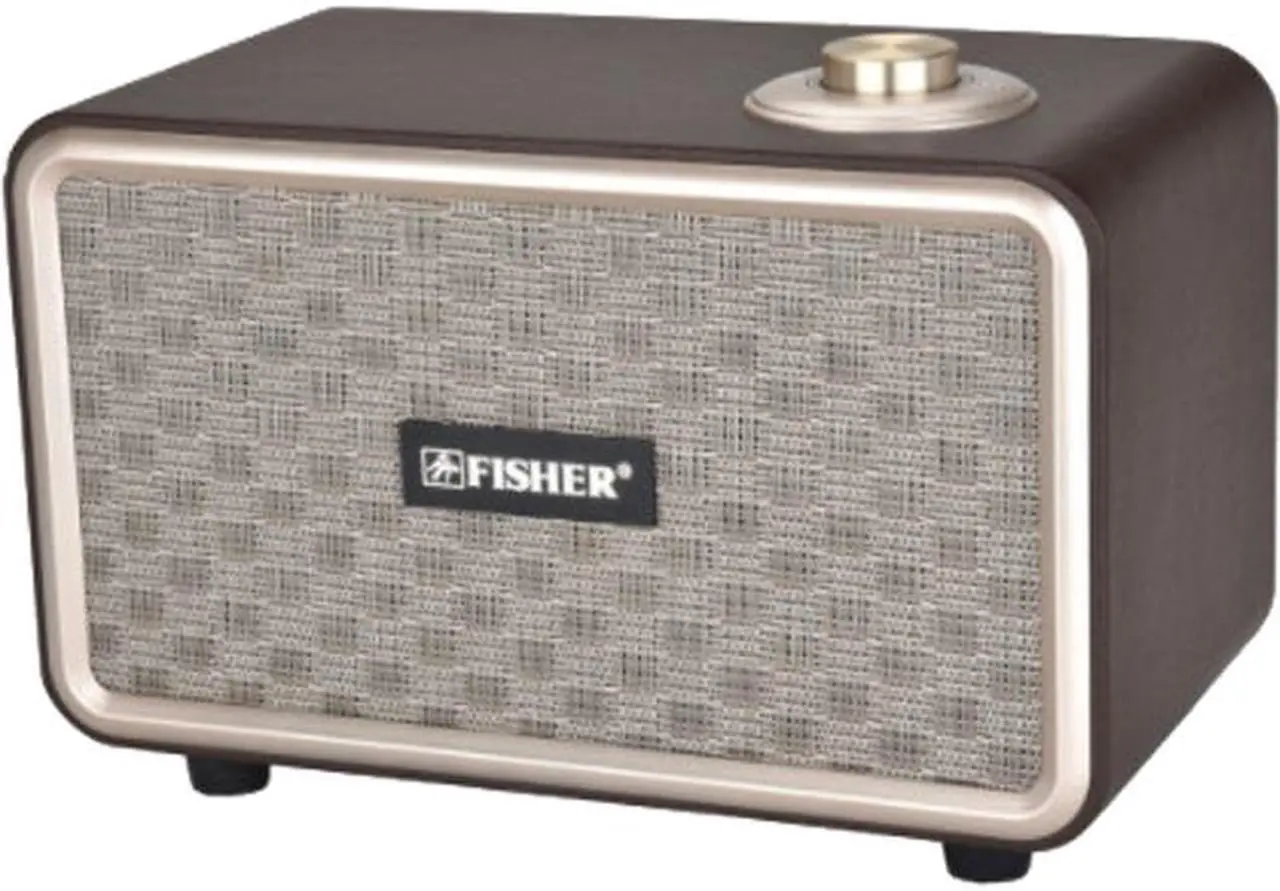 Fisher FNBT110BR Retro Beat Portable Bluetooth Speaker