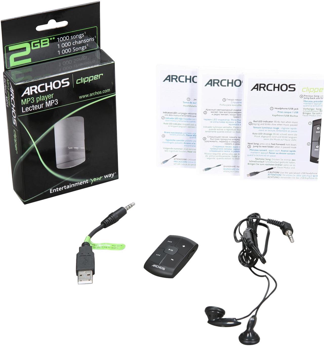 Alt view image 6 of 6 - Archos - Clipper 2GB MP3 Player