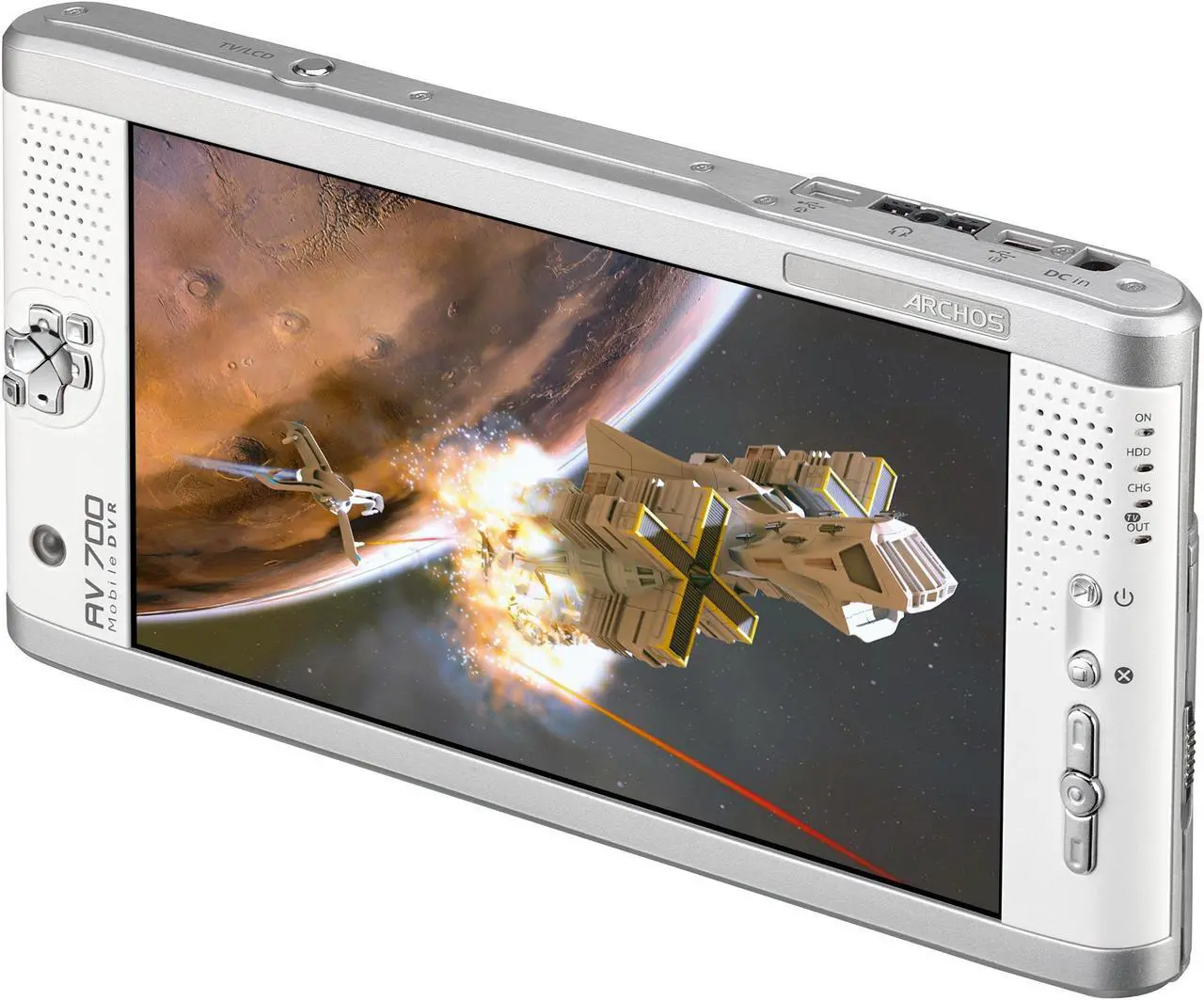 Main image of ARCHOS 7" Silver 100GB MP3 / MP4 Player AV 700