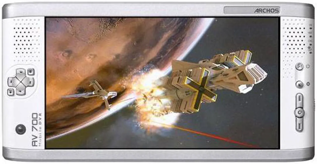 Alt view image 2 of 13 - ARCHOS 7" Silver 100GB MP3 / MP4 Player AV 700