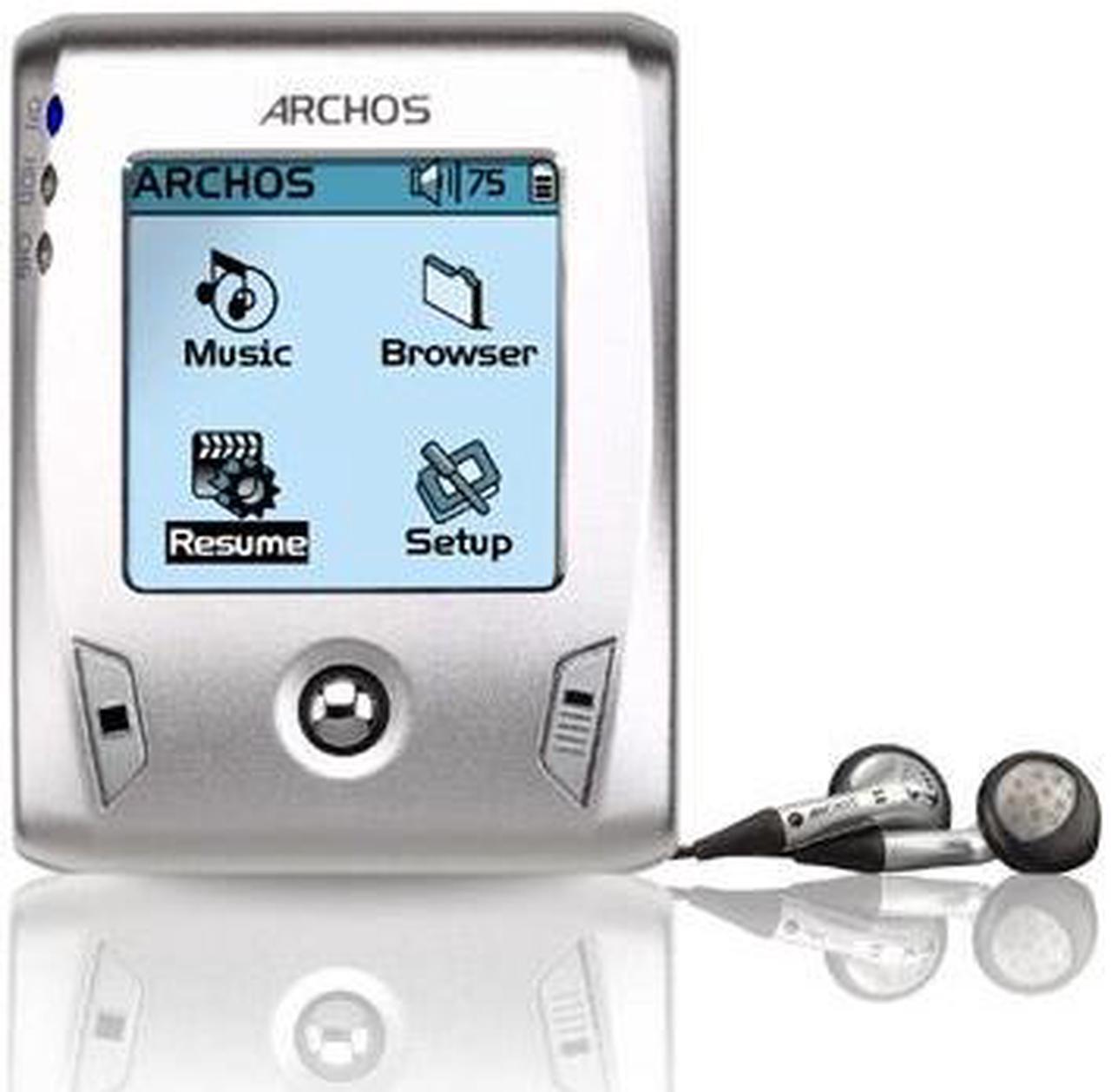 Main image of ARCHOS 2.0" Silver 20GB MP3 Player Gmini XS 202