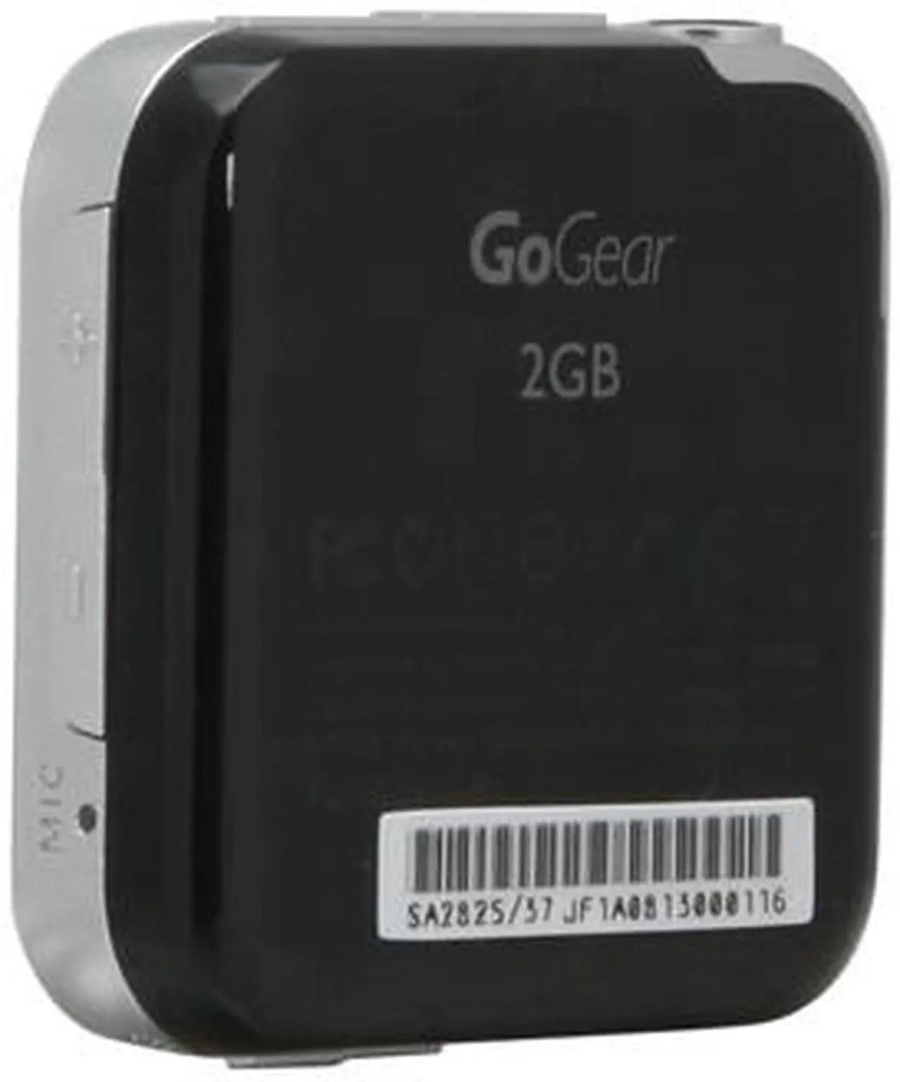 Alt view image 4 of 13 - PHILIPS GoGear Black 2GB MP3 Player SA2825/37