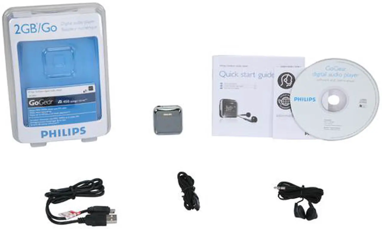 Alt view image 13 of 13 - PHILIPS GoGear Black 2GB MP3 Player SA2825/37