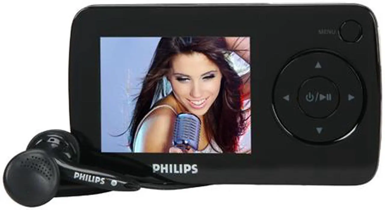 Main image of PHILIPS GoGear 2.2" Black 2GB MP3 Player SA6025/37