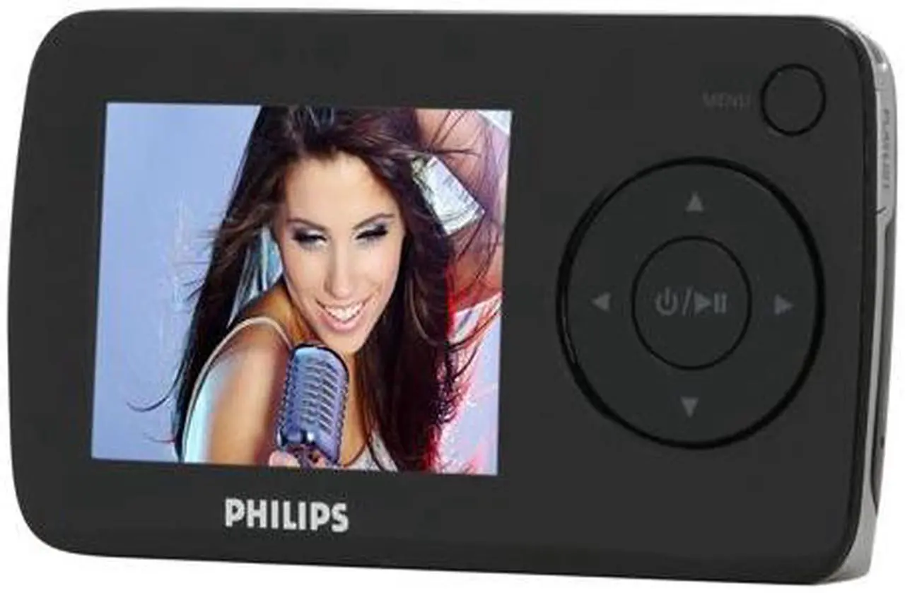 Alt view image 2 of 12 - PHILIPS GoGear 2.2" Black 2GB MP3 Player SA6025/37