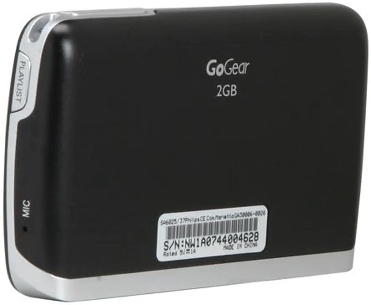 Alt view image 4 of 12 - PHILIPS GoGear 2.2" Black 2GB MP3 Player SA6025/37