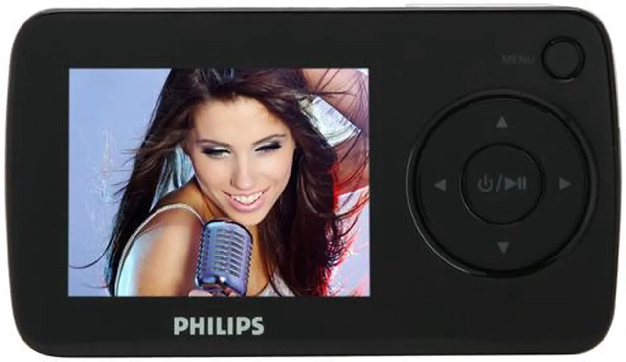 Alt view image 9 of 12 - PHILIPS GoGear 2.2" Black 2GB MP3 Player SA6025/37