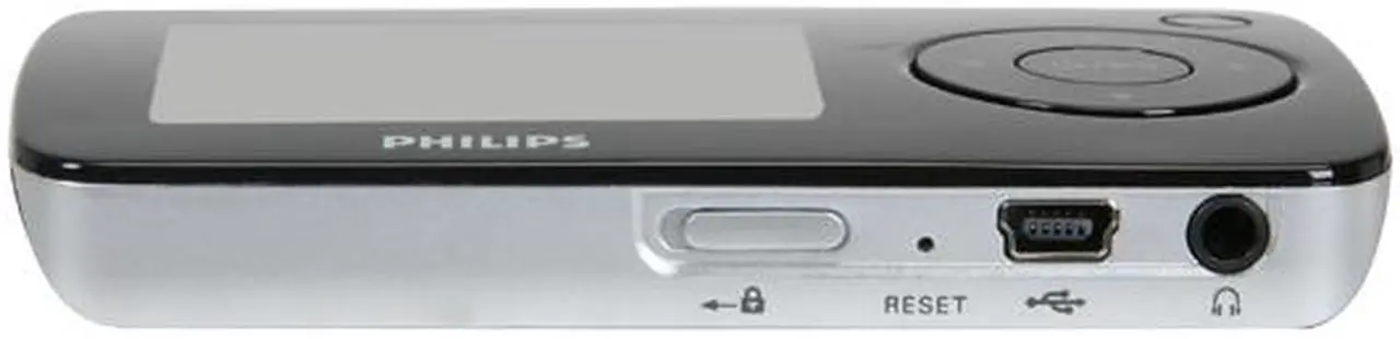 Alt view image 10 of 12 - PHILIPS GoGear 2.2" Black 2GB MP3 Player SA6025/37