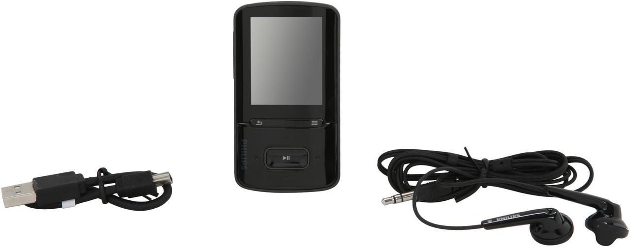 Alt view image 7 of 8 - PHILIPS GoGear ViBE 1.8" Black 8GB MP3 Video Player SA3VBE08K
