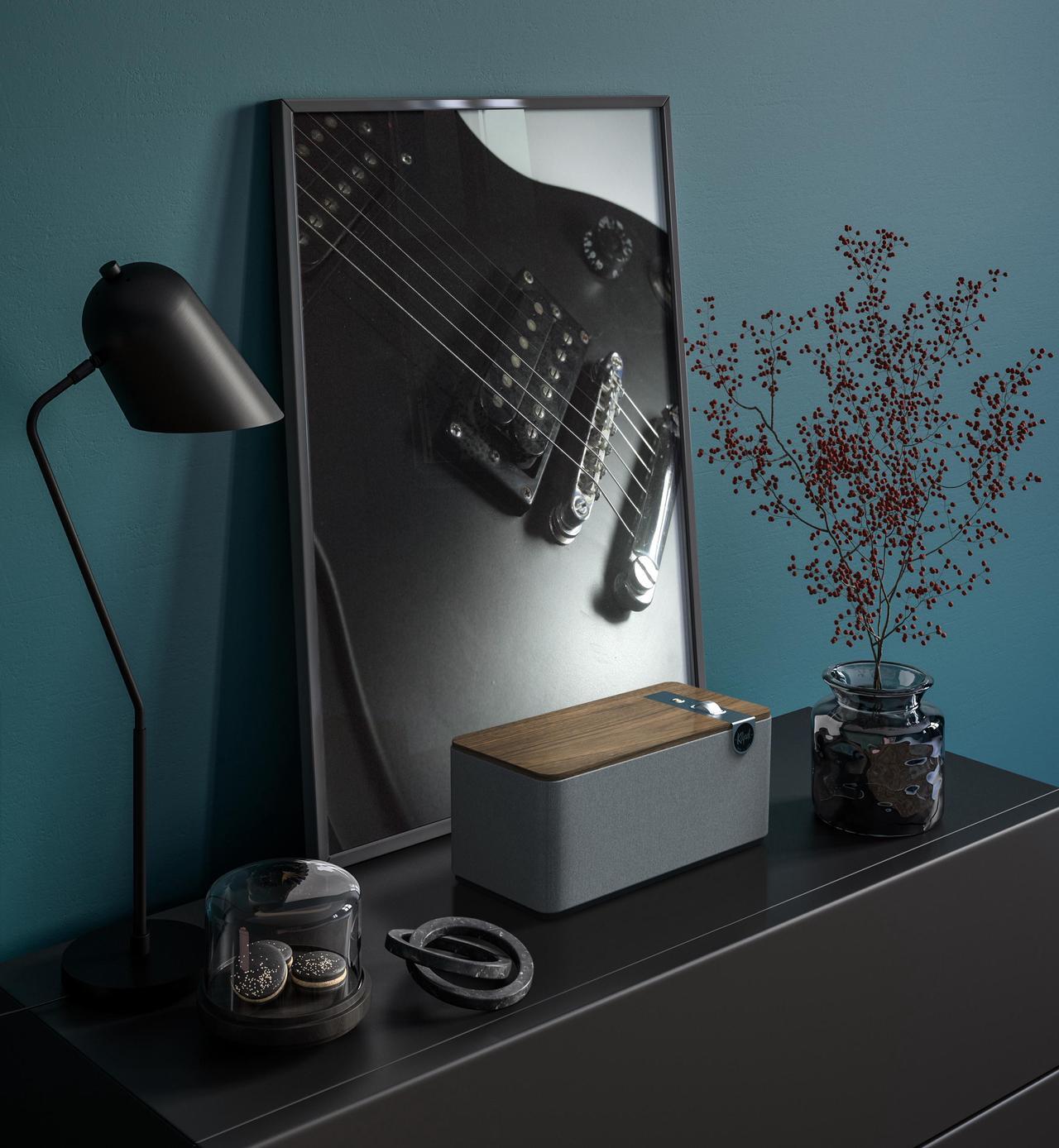 Alt view image 7 of 9 - Klipsch THE One PLUS Premium Bluetooth Speaker System (Walnut)