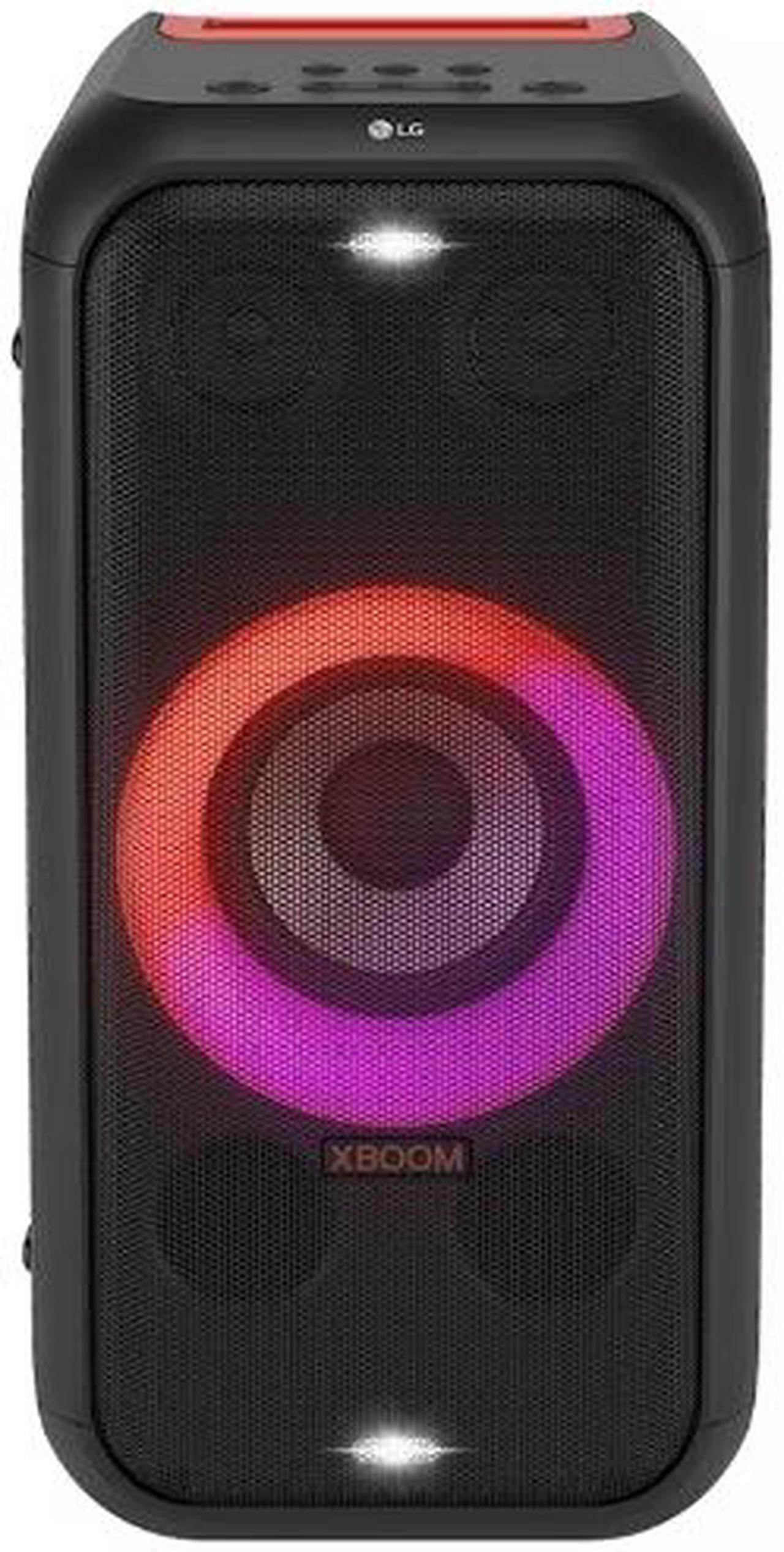 LG XBOOM XL5S Portable Tower Speaker with Multi-Ring Lighting